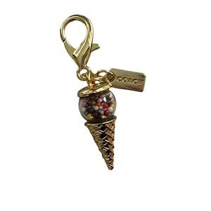 Coach Ice Cream Bag Charm Keychain
